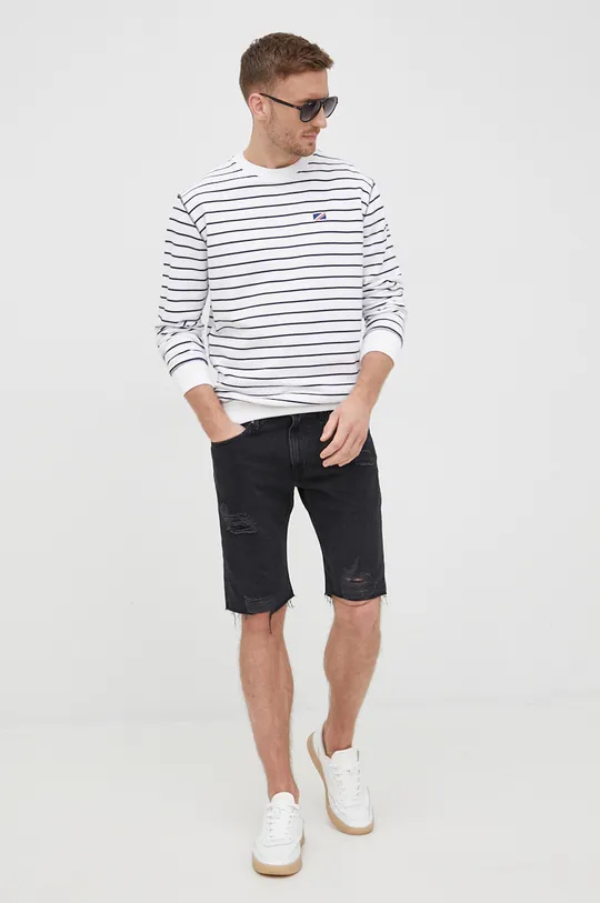 Джинсовые шорты Pepe Jeans Stanley Short Destroy чёрный