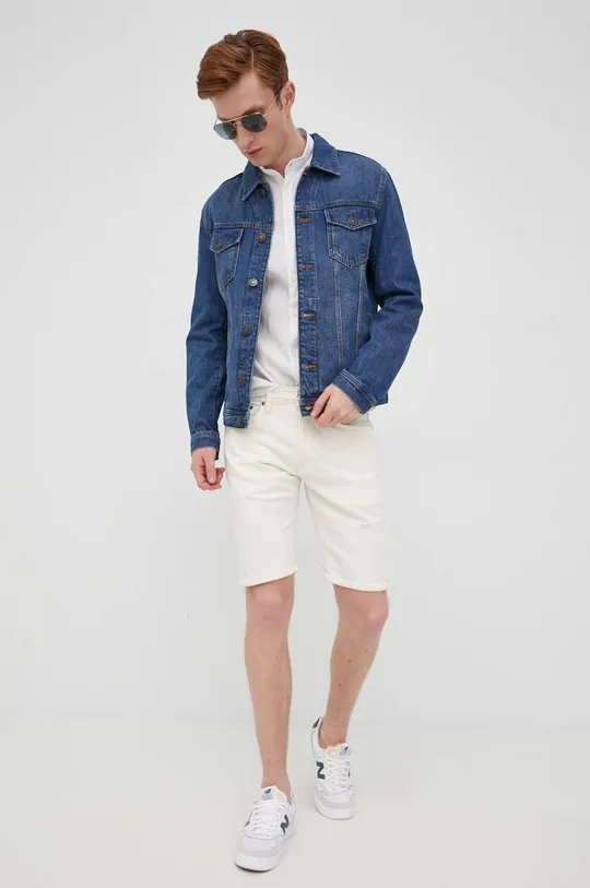 Pepe Jeans szorty jeansowe STANLEY SHORT beżowy