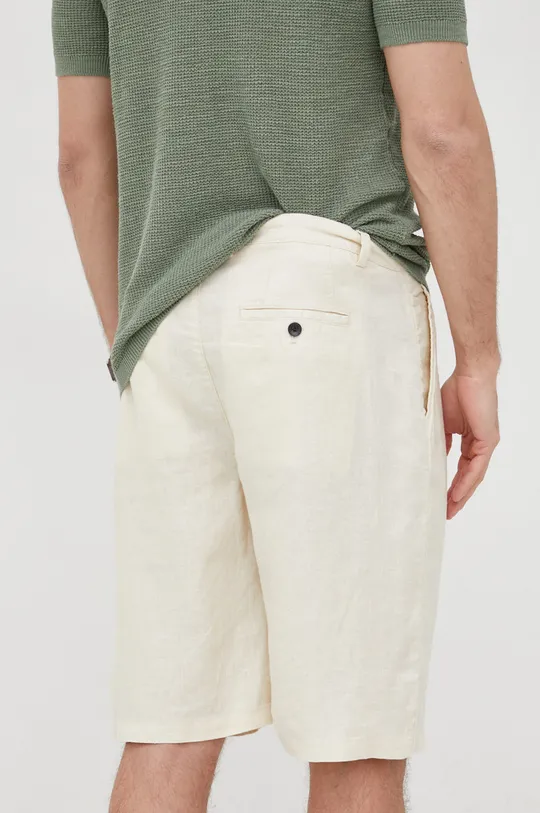 Lanene kratke hlače Sisley  100% Lan