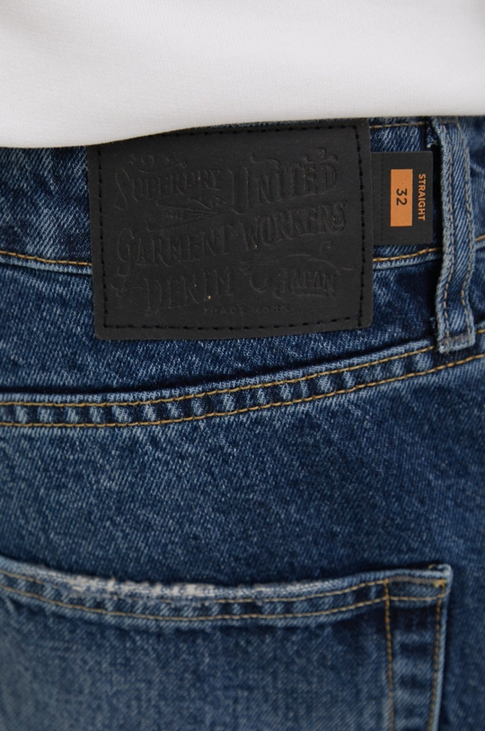 granatowy Superdry szorty jeansowe