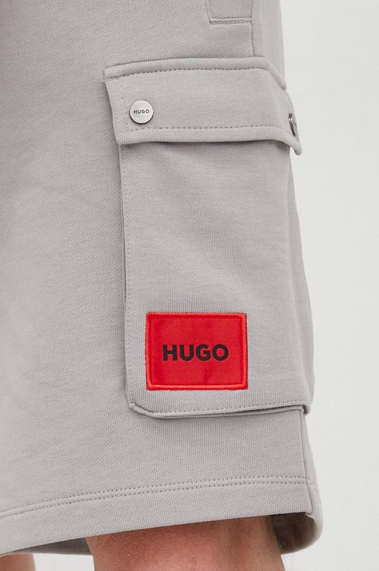 šedá Bavlněné šortky Hugo