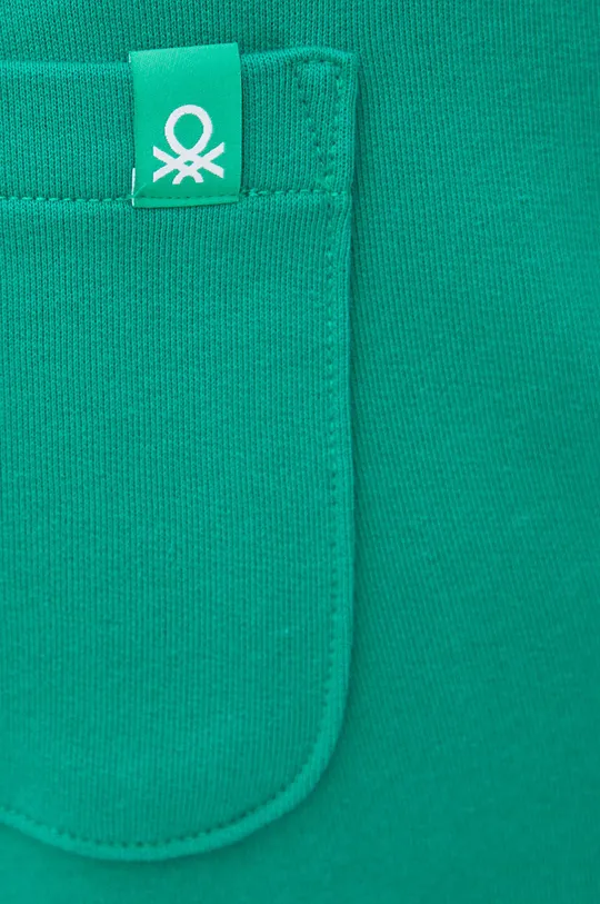 πράσινο Βαμβακερό σορτσάκι United Colors of Benetton