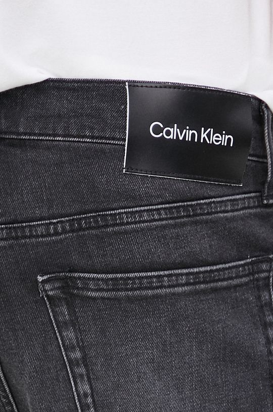 czarny Calvin Klein szorty jeansowe