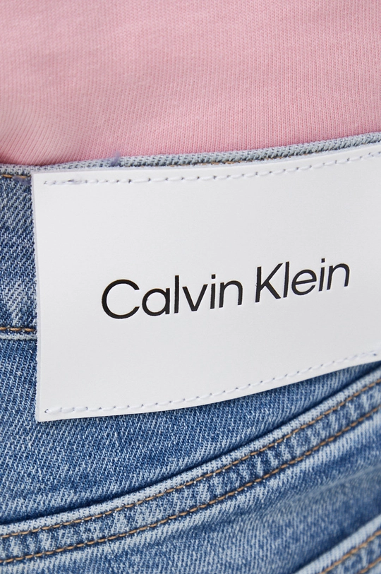 modrá Rifľové krátke nohavice Calvin Klein