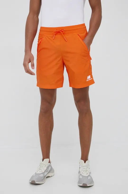 portocaliu New Balance pantaloni scurți MS21500POP De bărbați