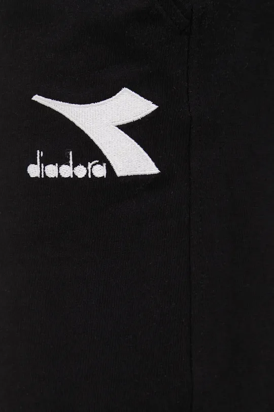 μαύρο Βαμβακερό σορτσάκι Diadora