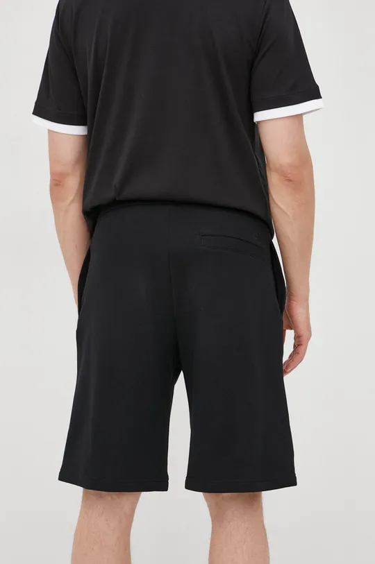 črna Bombažne kratke hlače Calvin Klein Jeans