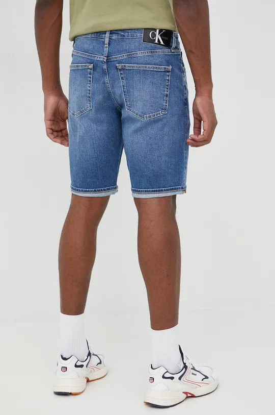 Rifľové krátke nohavice Calvin Klein Jeans  99% Bavlna, 1% Elastan