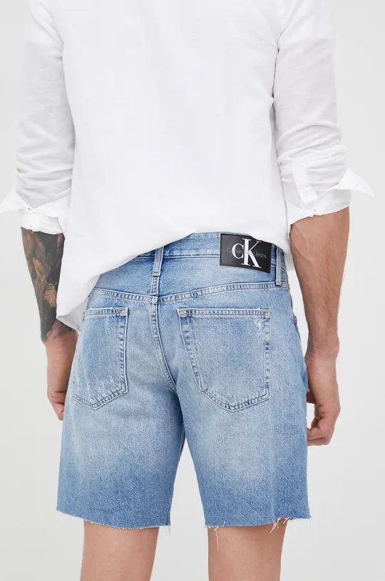Calvin Klein Jeans szorty jeansowe J30J320523.PPYY 100 % Bawełna