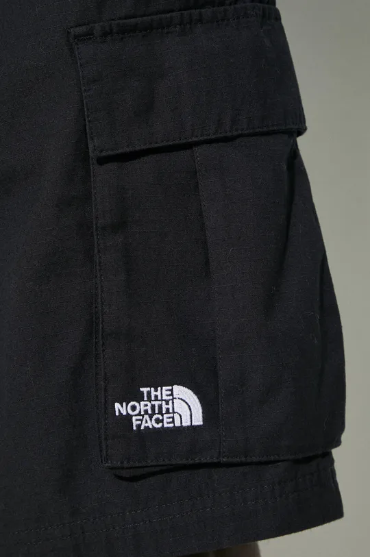 fekete The North Face pamut rövidnadrág