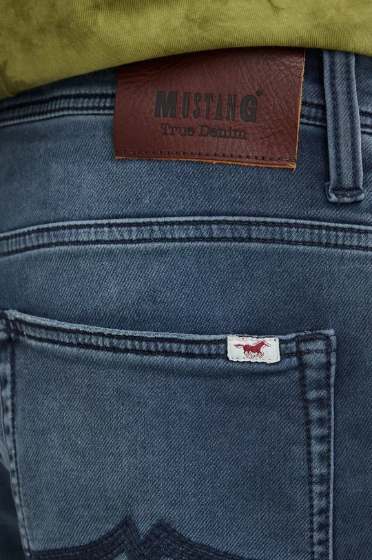 modrá Rifľové krátke nohavice Mustang Chicago Shorts Z