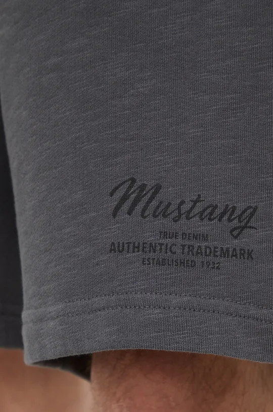 sivá Bavlnené šortky Mustang Jim Sweat Sl Shorts