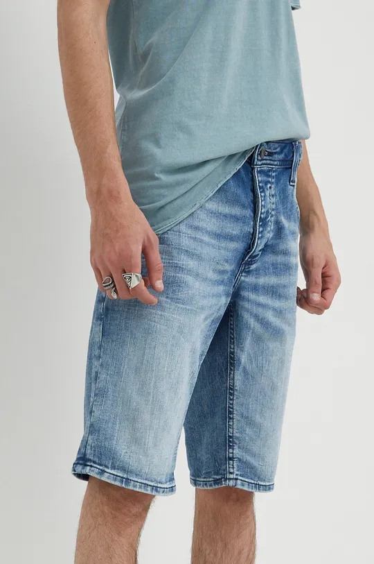 modra Jeans kratke hlače Mustang Michigan Short Moški
