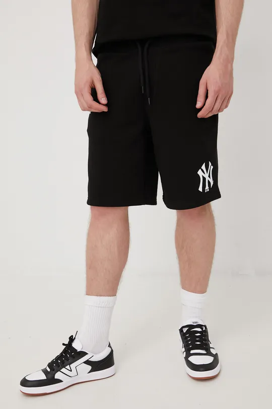 crna Kratke hlače 47 brand MLB New York Yankees Muški