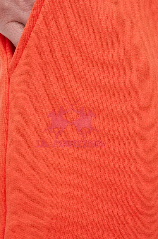 oranžová Bavlnené šortky La Martina