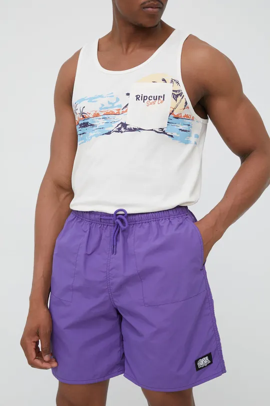 fialová Plavkové šortky HUF Pánsky