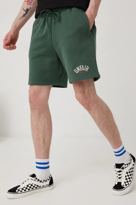 zelena Pamučne kratke hlače Unfair Athletics Muški