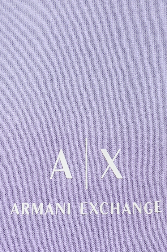 vijolična Bombažne kratke hlače Armani Exchange