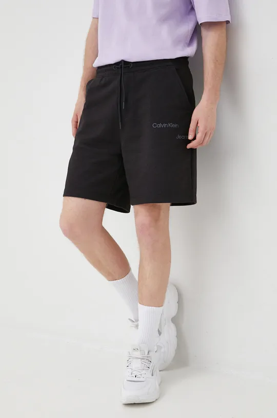 fekete Calvin Klein Jeans rövidnadrág Uniszex