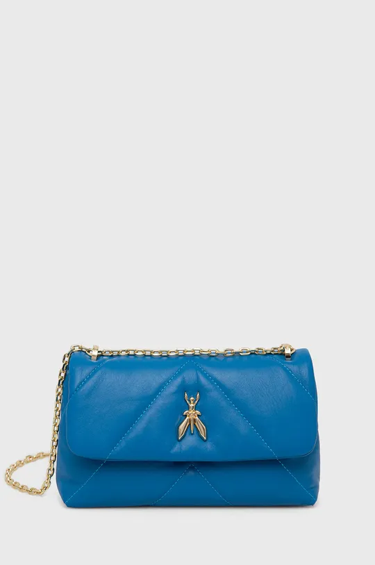 plava Kožna torbica Patrizia Pepe Ženski