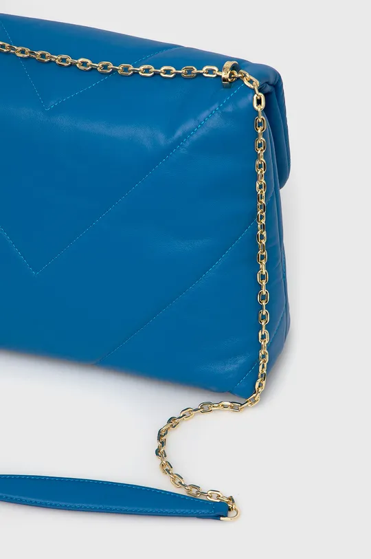 μπλε Δερμάτινη τσάντα Patrizia Pepe