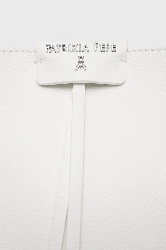 λευκό Δερμάτινη τσάντα Patrizia Pepe
