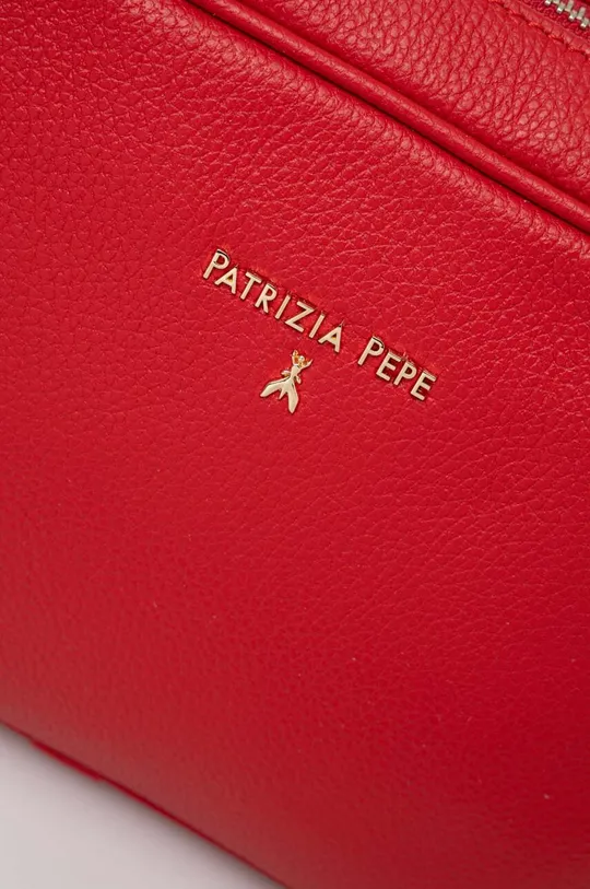 κόκκινο Δερμάτινη τσάντα Patrizia Pepe
