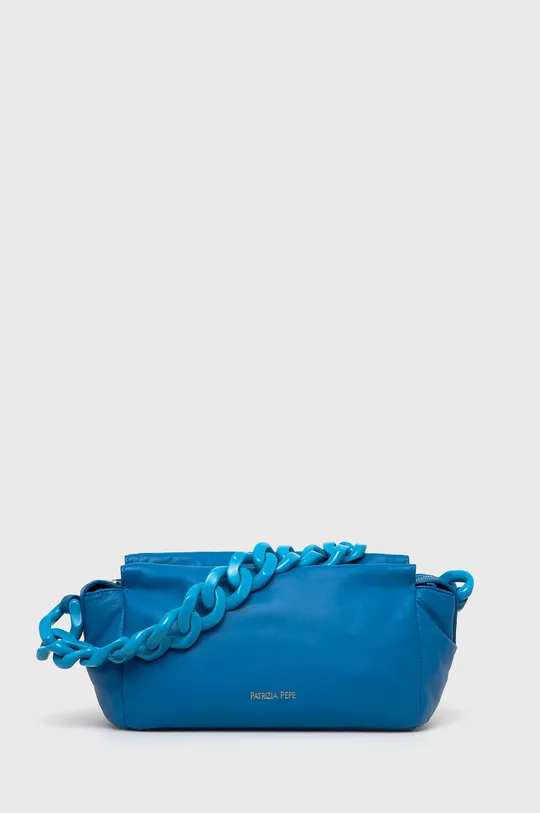 μπλε Δερμάτινη τσάντα Patrizia Pepe Γυναικεία