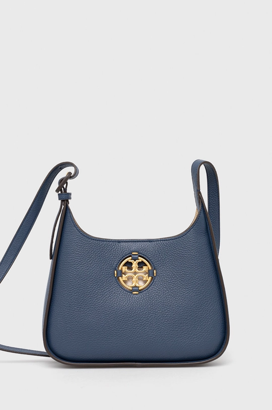 μπλε Δερμάτινη τσάντα Tory Burch Γυναικεία