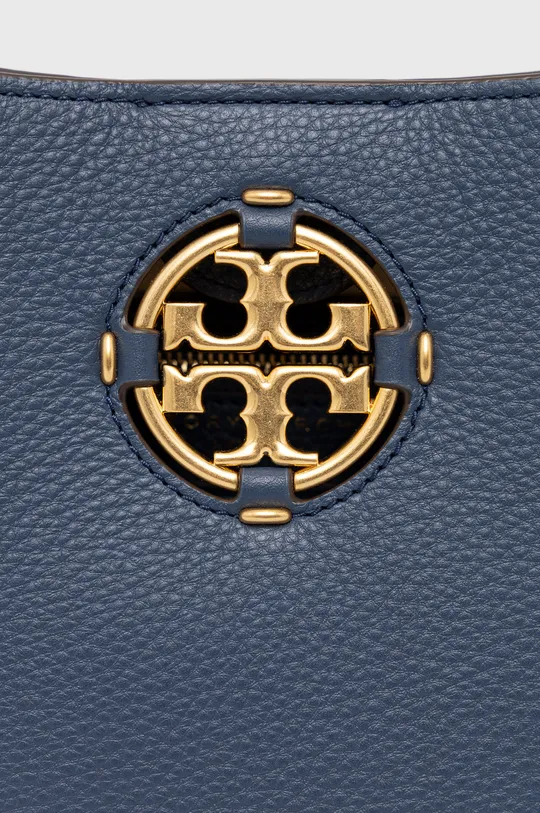 Δερμάτινη τσάντα Tory Burch μπλε