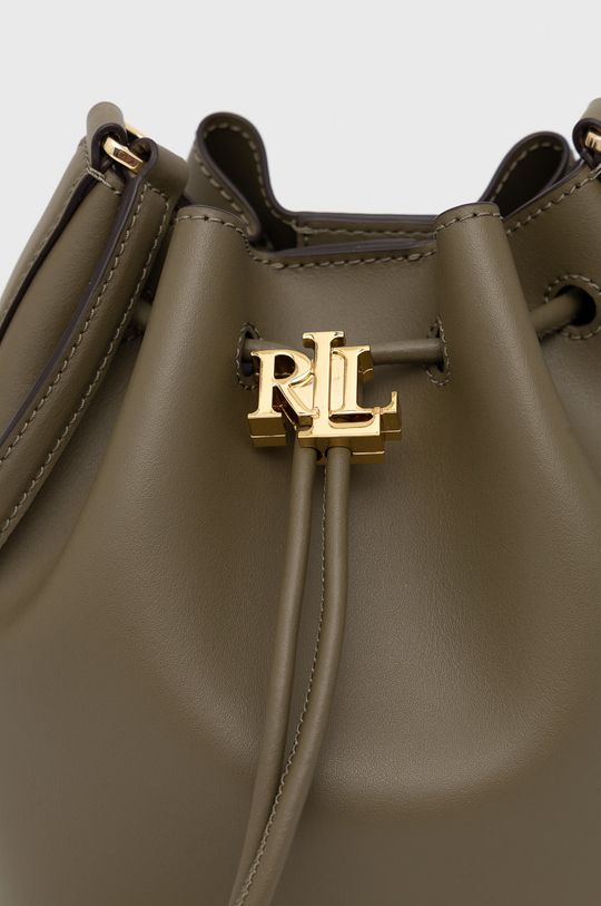 Usnjena torbica Lauren Ralph Lauren  100% Naravno usnje