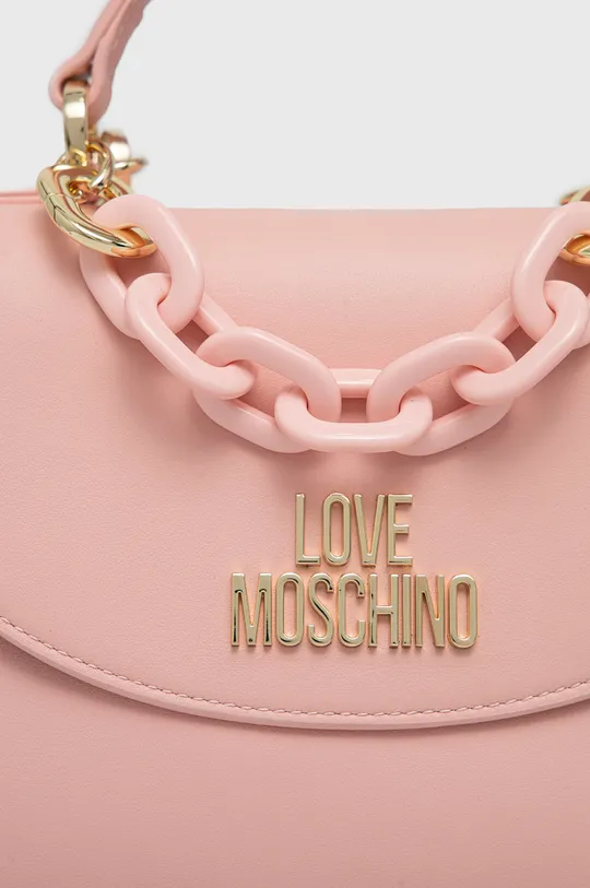 Δερμάτινη τσάντα Love Moschino  Φυσικό δέρμα