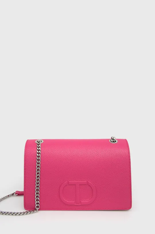 ροζ Δερμάτινη τσάντα Twinset Γυναικεία