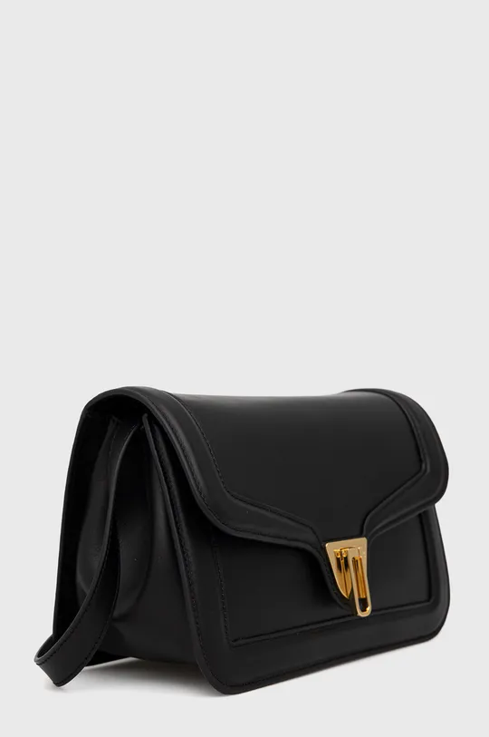 Kožna torbica Coccinelle crna