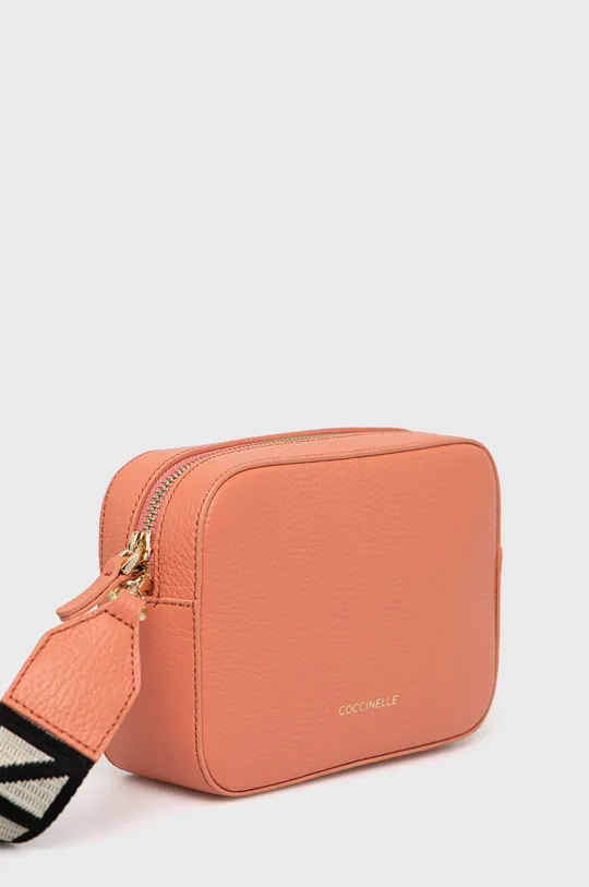 Шкіряна сумочка Coccinelle LV3 Mini рожевий