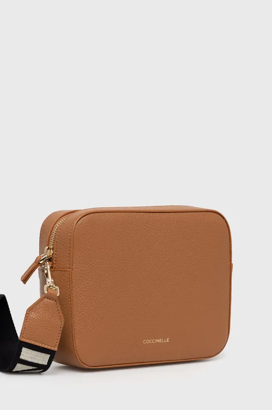 Кожаная сумочка Coccinelle Lv3 Mini Bag коричневый