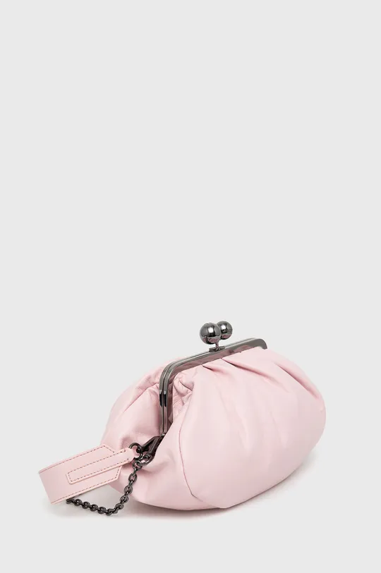 Δερμάτινη τσάντα Weekend Max Mara ροζ
