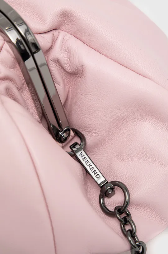 ροζ Δερμάτινη τσάντα Weekend Max Mara