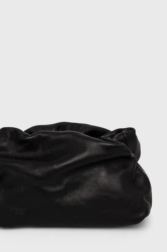 μαύρο Red Valentino - Δερμάτινη Τσάντα