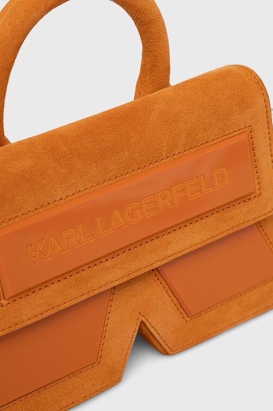 Karl Lagerfeld torebka zamszowa 100 % Skóra zamszowa