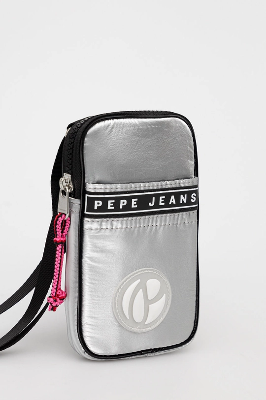 Pepe Jeans pokrowiec na telefon QUINN W srebrny