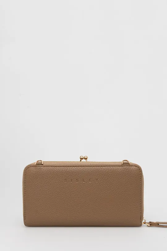 hnedá Listová kabelka Sisley