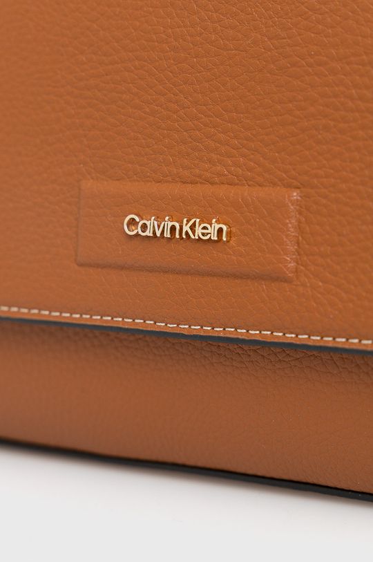 Kabelka Calvin Klein zlatohnědá