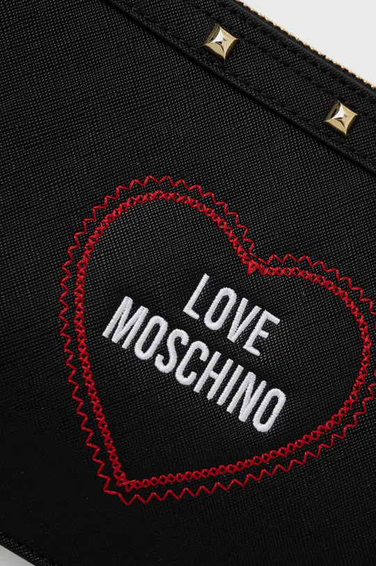 čierna Listová kabelka Love Moschino