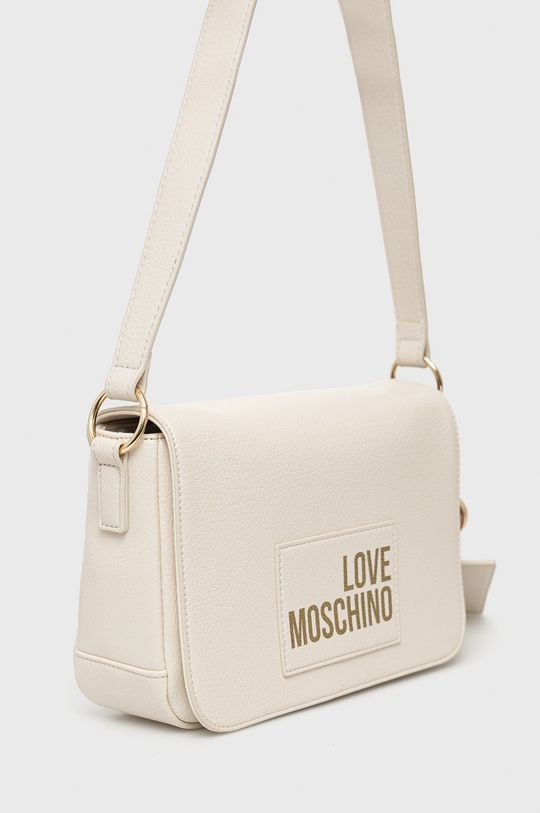 Love Moschino torebka kremowy