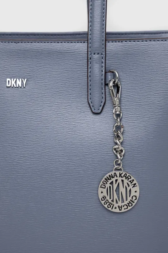 μπλε Δερμάτινη τσάντα DKNY