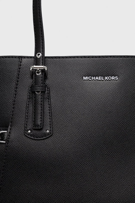 čierna Kožená kabelka MICHAEL Michael Kors