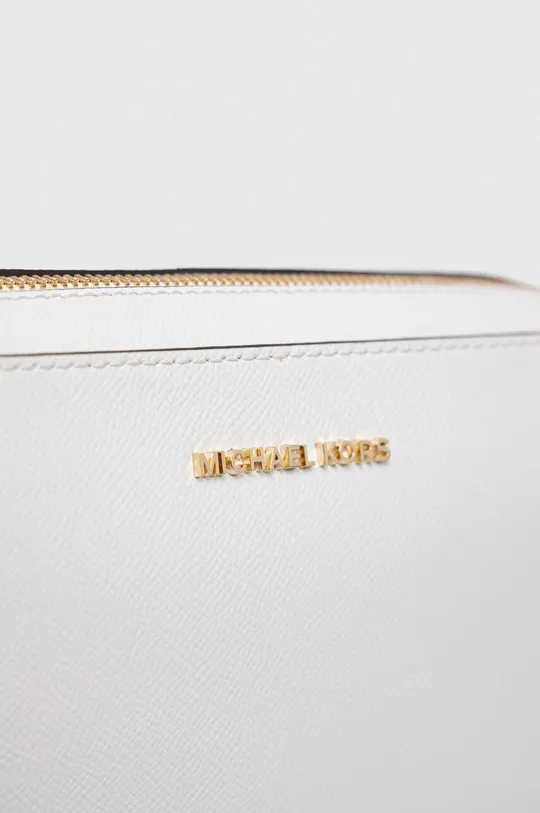 λευκό Δερμάτινη τσάντα MICHAEL Michael Kors