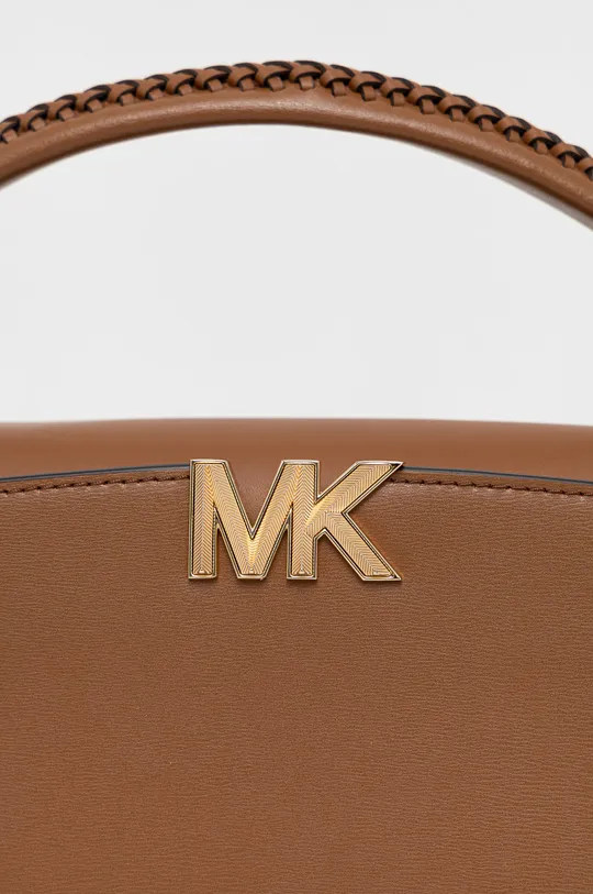 Δερμάτινη τσάντα MICHAEL Michael Kors καφέ