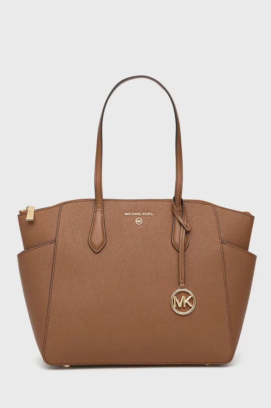 brązowy MICHAEL Michael Kors torebka skórzana Marilyn 30S2G6AT2L Damski